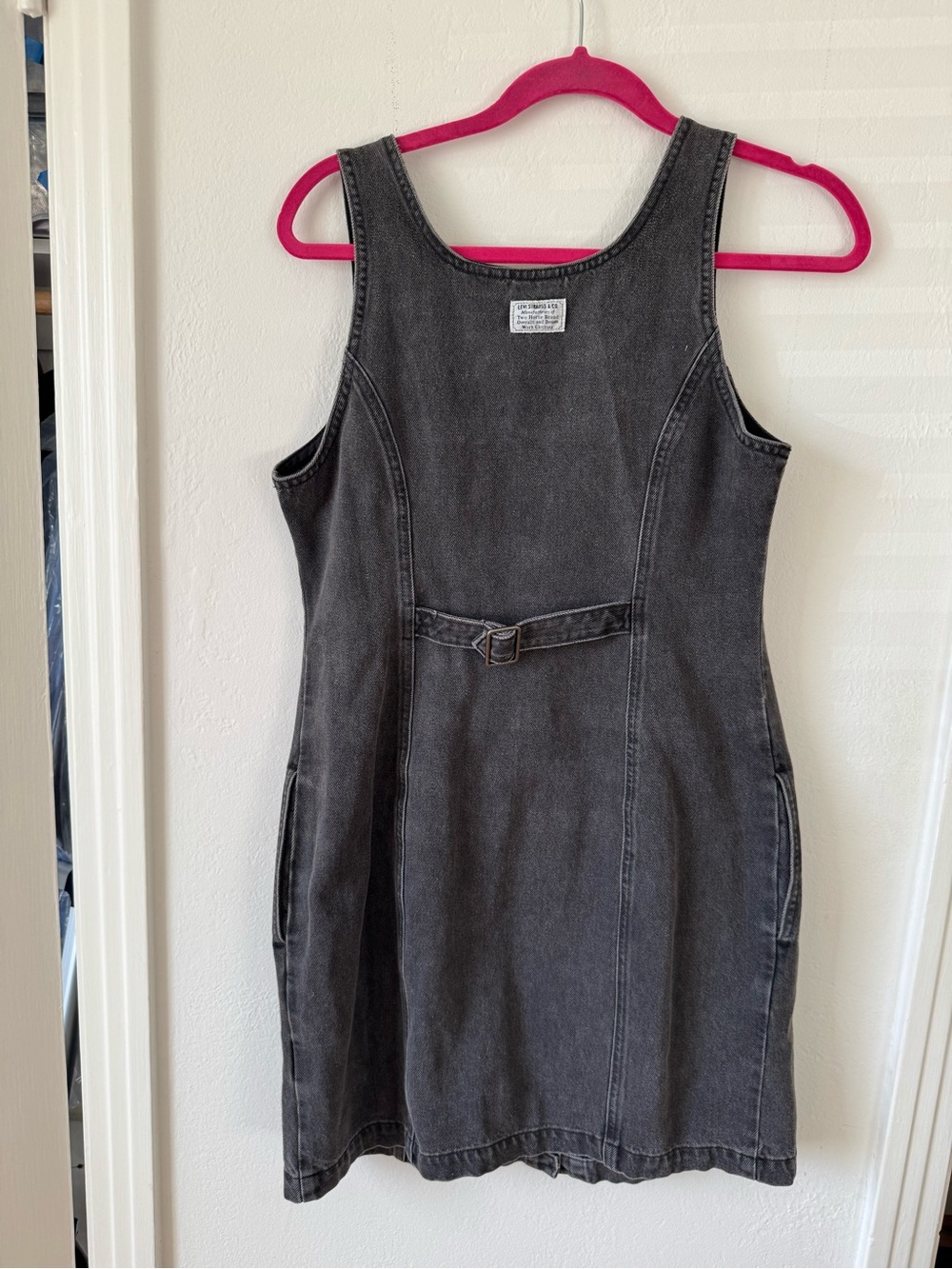 Levi's Washed Black Button-Front Denim Dress NWT Mediun - Picture 2 of 8